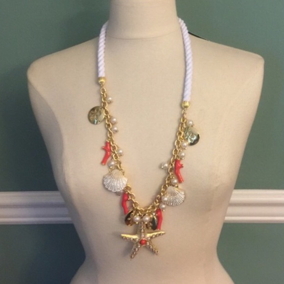 Lilly Pulitzer Chowdah Necklace Gold Metalli - Picture 4 of 8